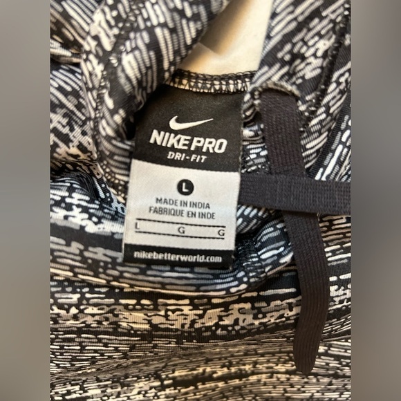 Nike Dri fit women’s pull over long sleeve hoodie with thumb holes Sz-L Q15 - Picture 10 of 11